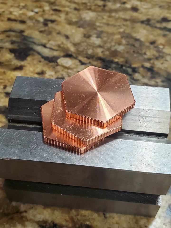 Six-sided Rounds 1-1/4" x1/8"