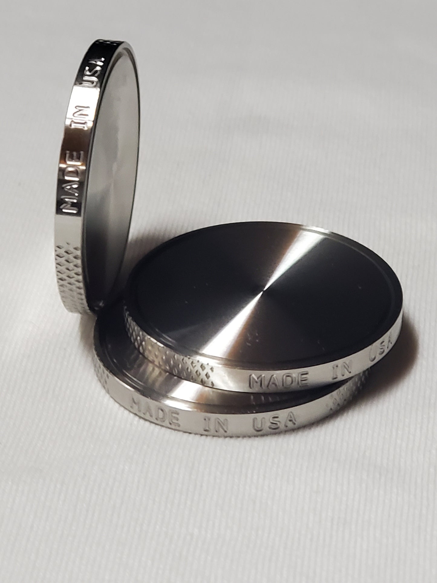 Texted Circular Rounds - 1-1/4" x 1/8"