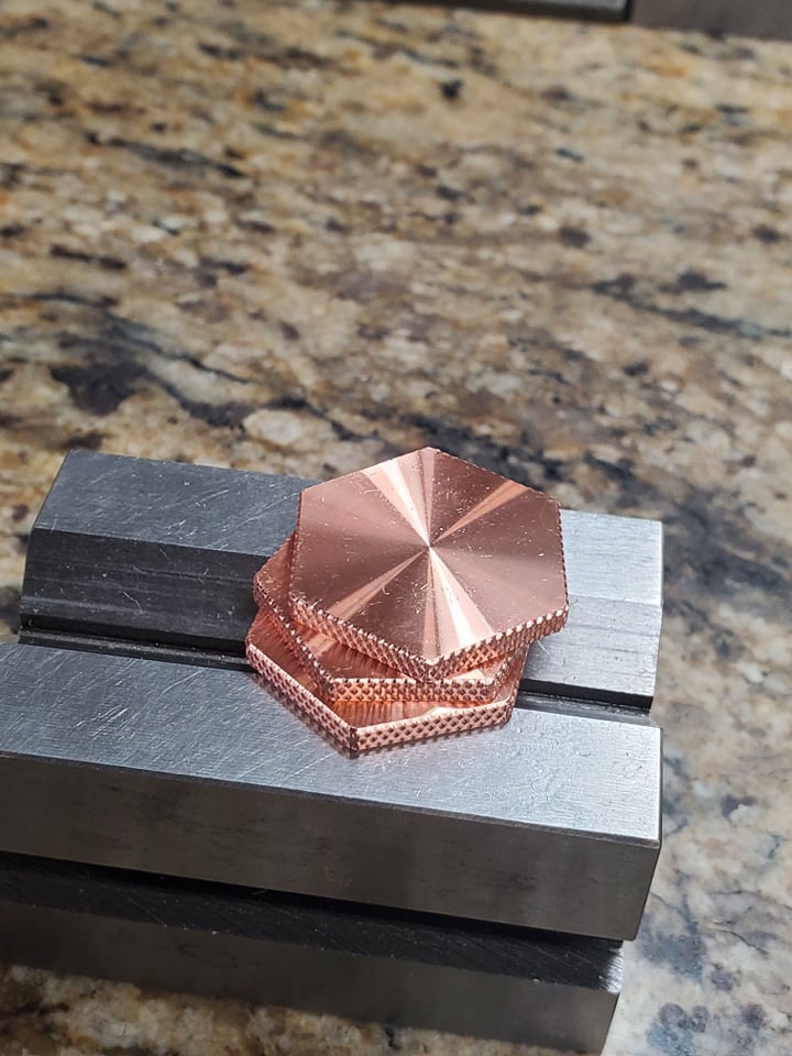 Six-sided Rounds 1-1/4" x1/8"